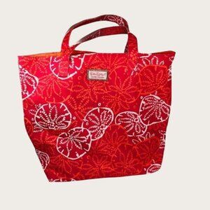 Lilly Pulitzer for Estee' Lauder Pink Sand Dollar Tote Bag With Handles